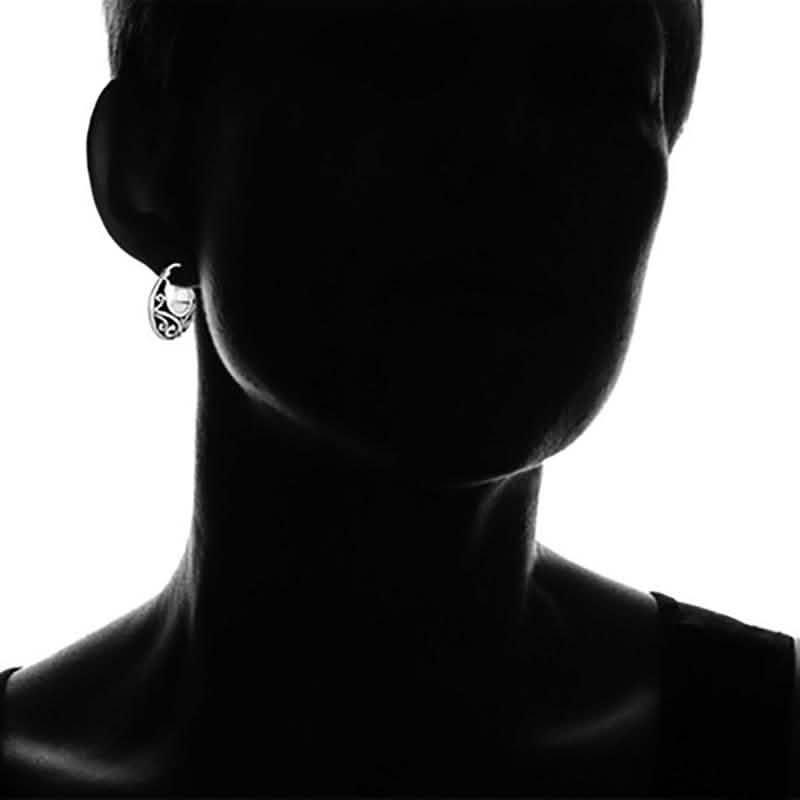 Handcrafted Sterling Silver Hoop Earrings by Verona DailySale