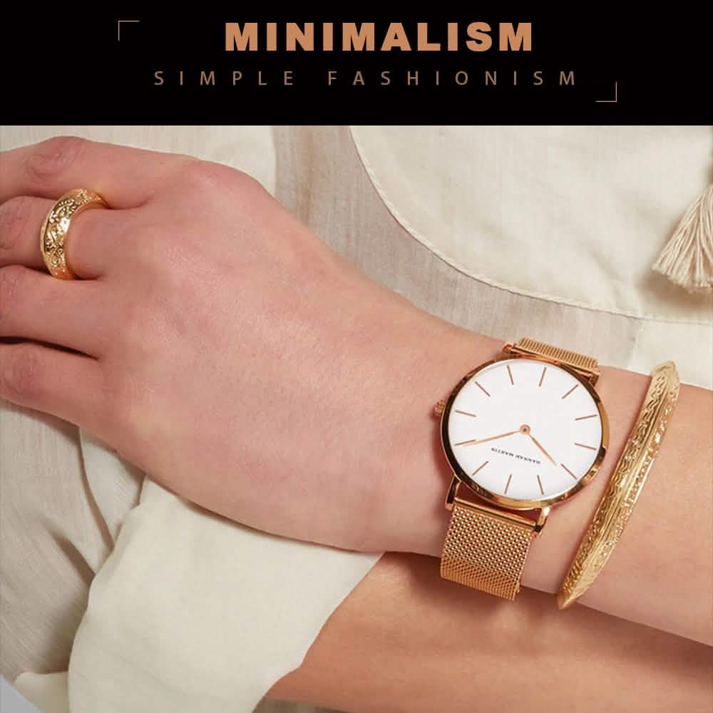 Hannah Martin High Quality Waterproof Ladies Watch DailySale