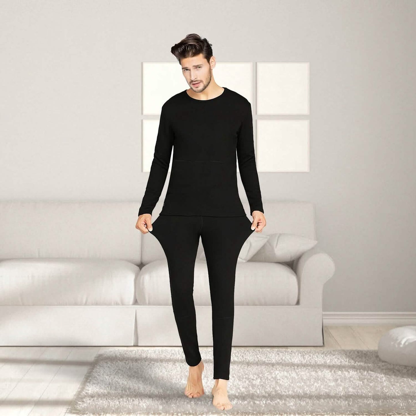 Heated Underwear Long Shirt and Pants Set DailySale