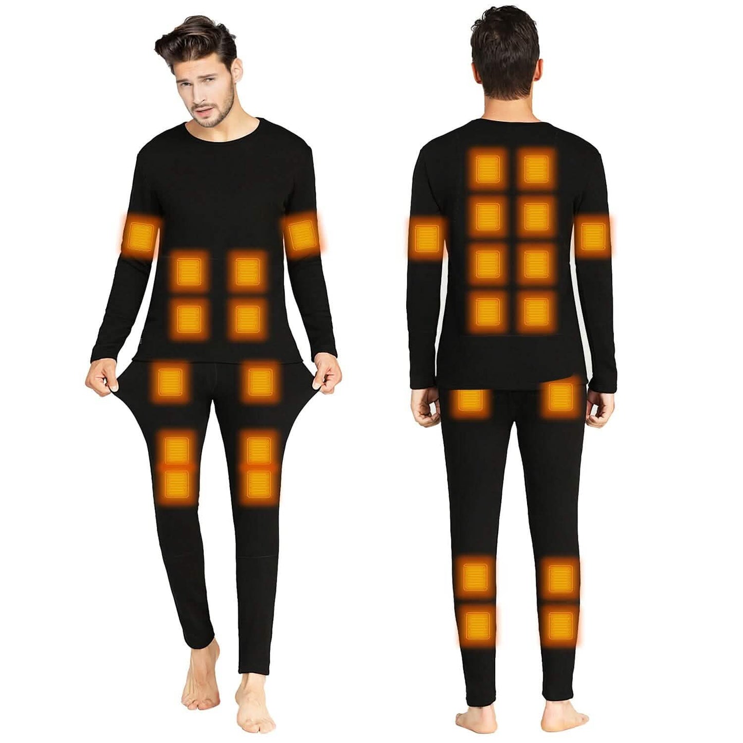 Heated Underwear Long Shirt and Pants Set DailySale