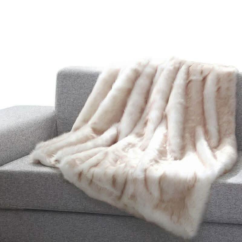Heavy Faux Fur Throw Blanket – Assorted Styles DailySale