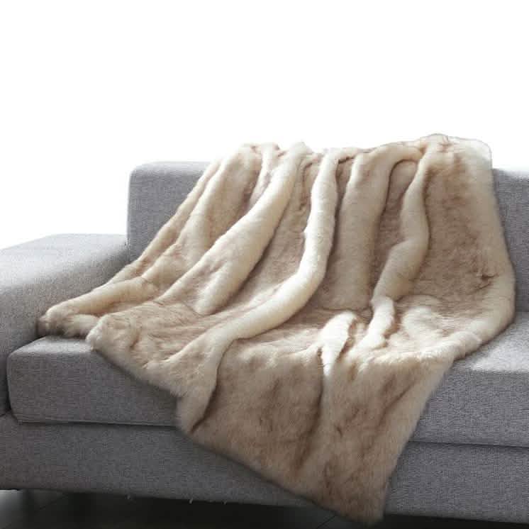 Heavy Faux Fur Throw Blanket – Assorted Styles DailySale