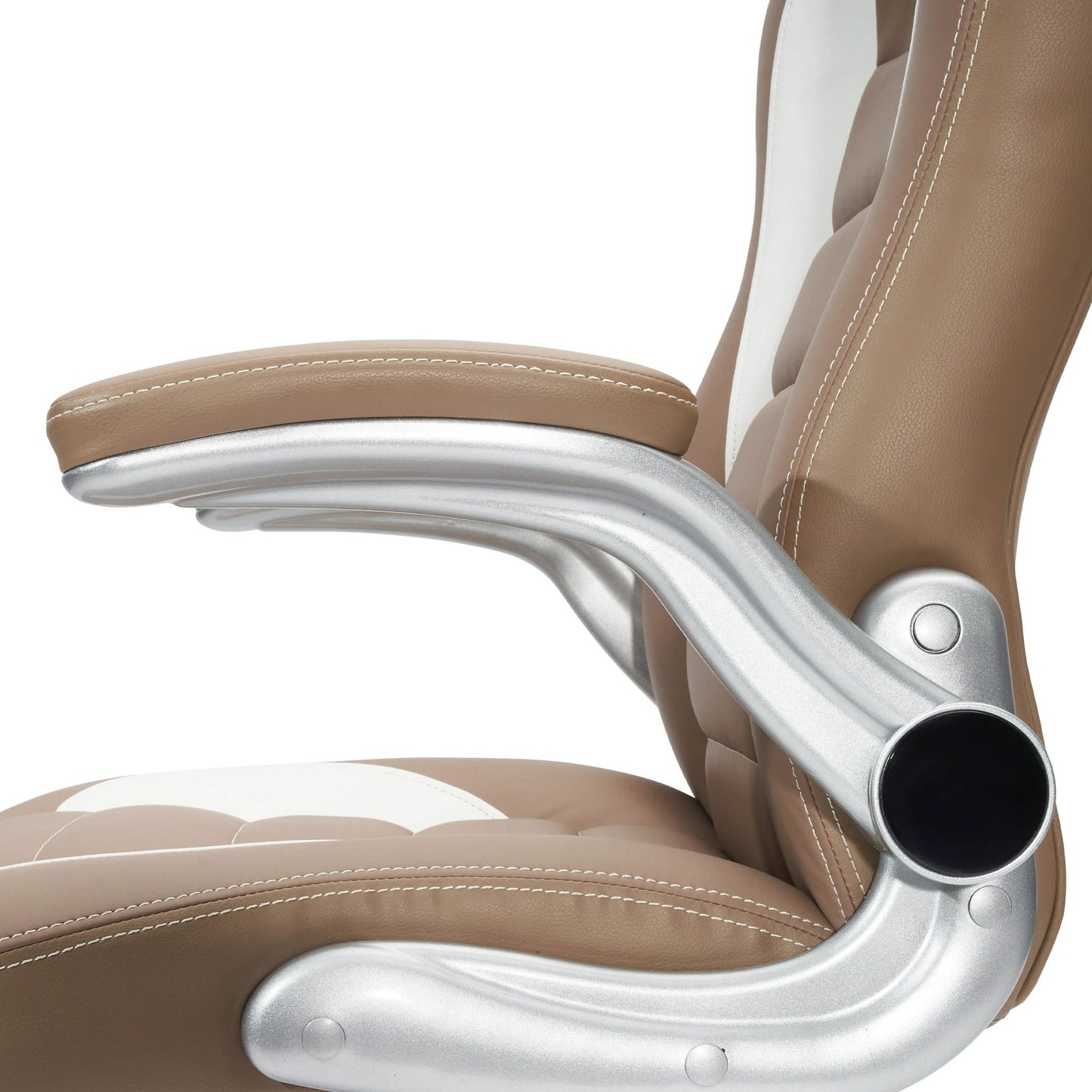 High Back Executive Sport Race Office Chair With Flip-up Arms DailySale