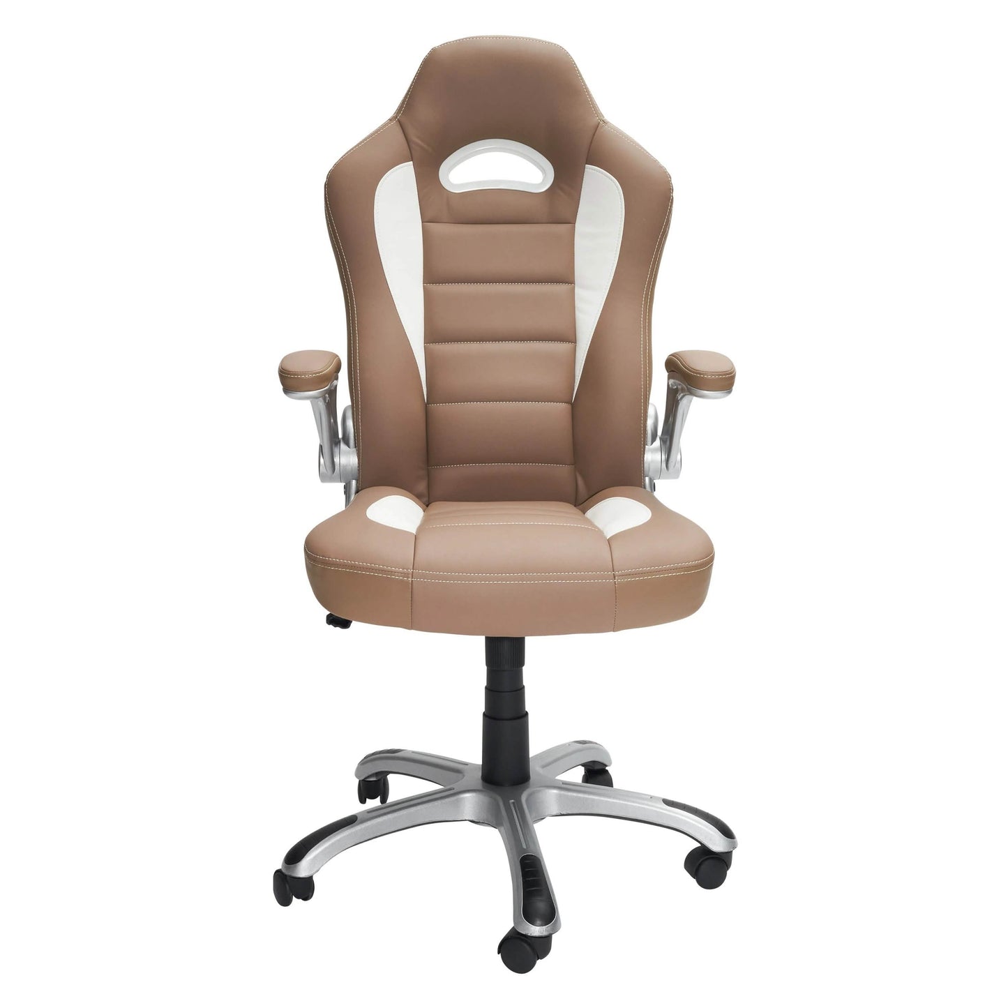 High Back Executive Sport Race Office Chair With Flip-up Arms DailySale