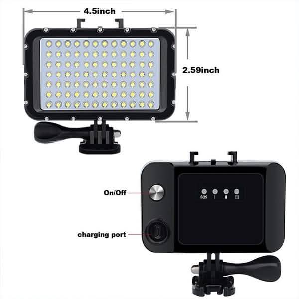 High Power Dimmable Waterproof LED Video Light DailySale