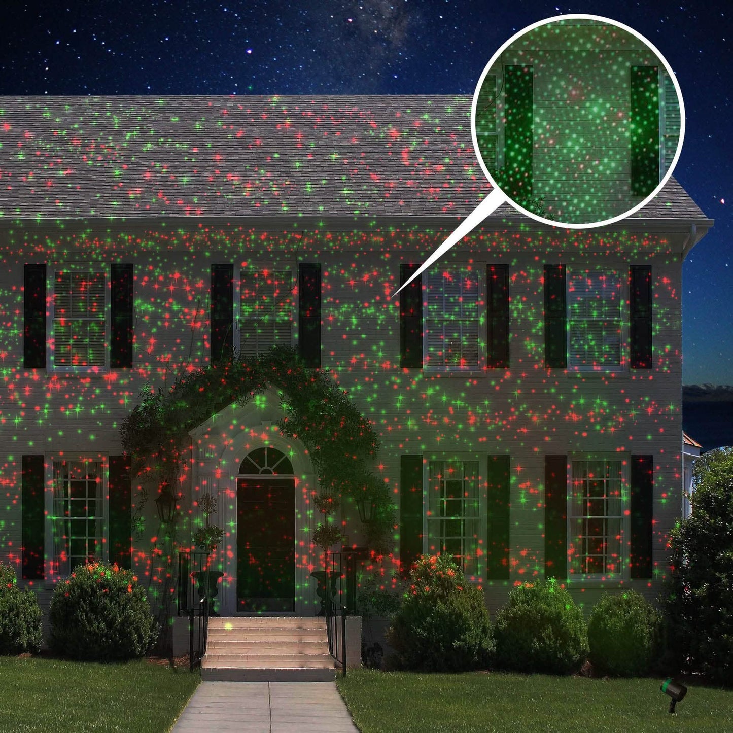 Holiday Light Projectors with Red and Green 12 Patterns DailySale