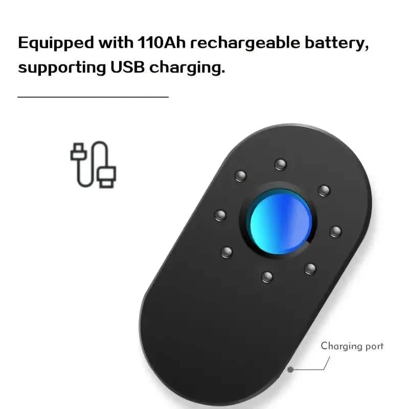 Hotel Hidden Camera Detector Finder, Infrared Detector, Travel Mini Portable Anti-Peeping Anti-Monitoring Camera Scanner DailySale