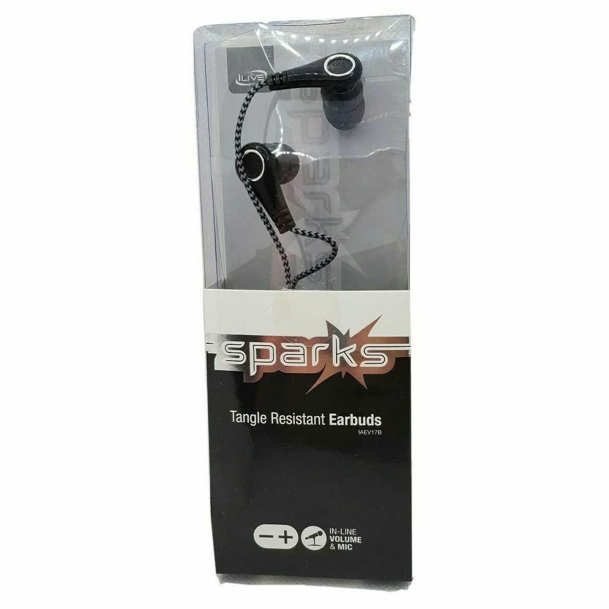 iLive Sparks Wired Tangle Resistant Earbuds DailySale