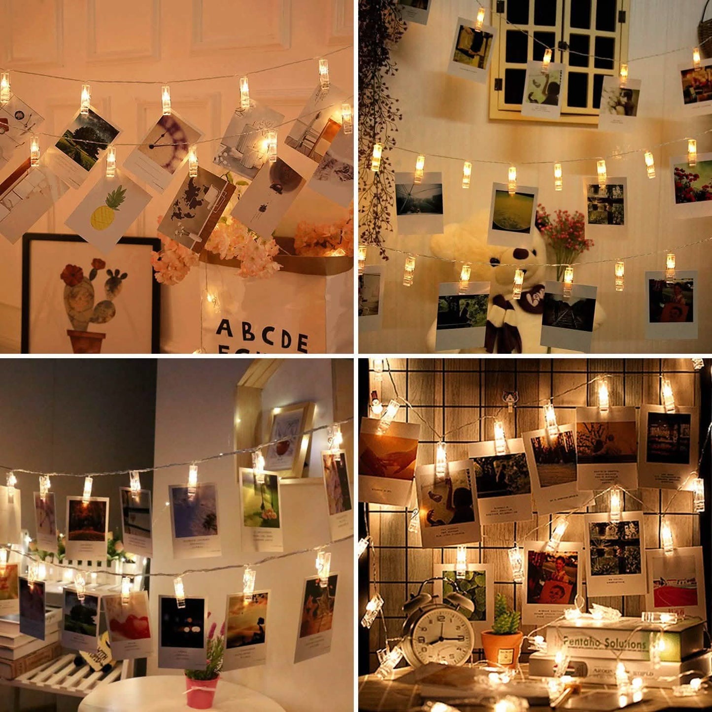 IMAGE 7ft 20 Photo Clips LED String Lights DailySale