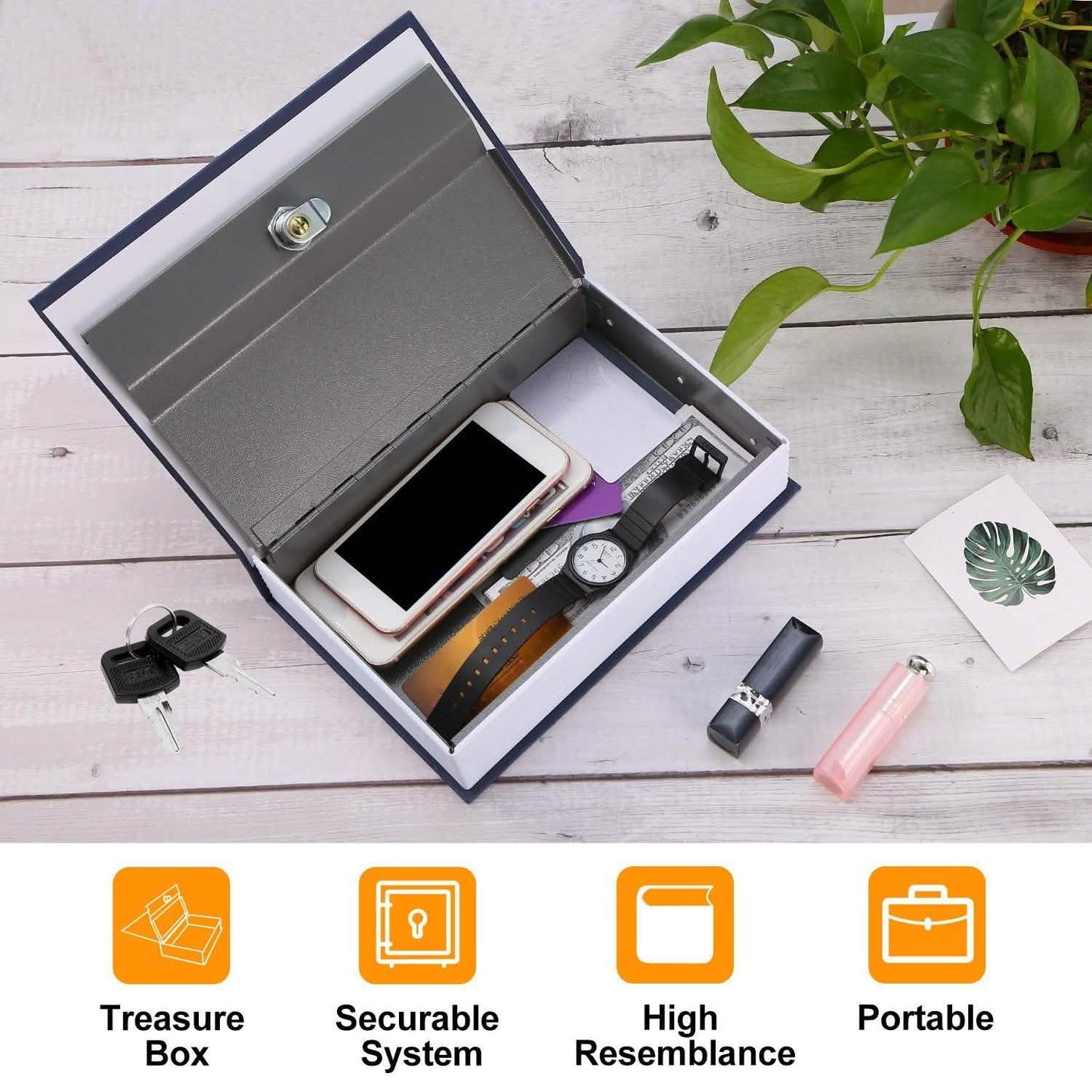 iMountek Dictionary Safe Secret Diversion Book Metal Box DailySale