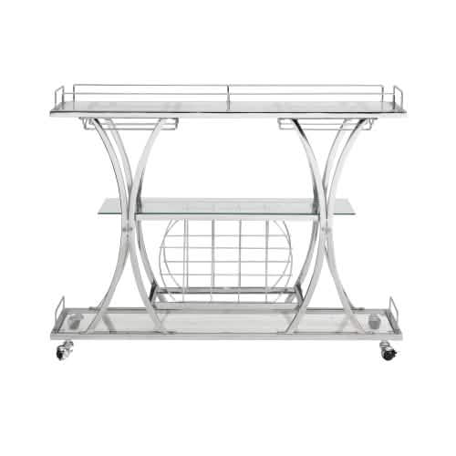 Industrial Bar Cart Kitchen Bar Service Cart DailySale