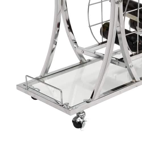 Industrial Bar Cart Kitchen Bar Service Cart DailySale