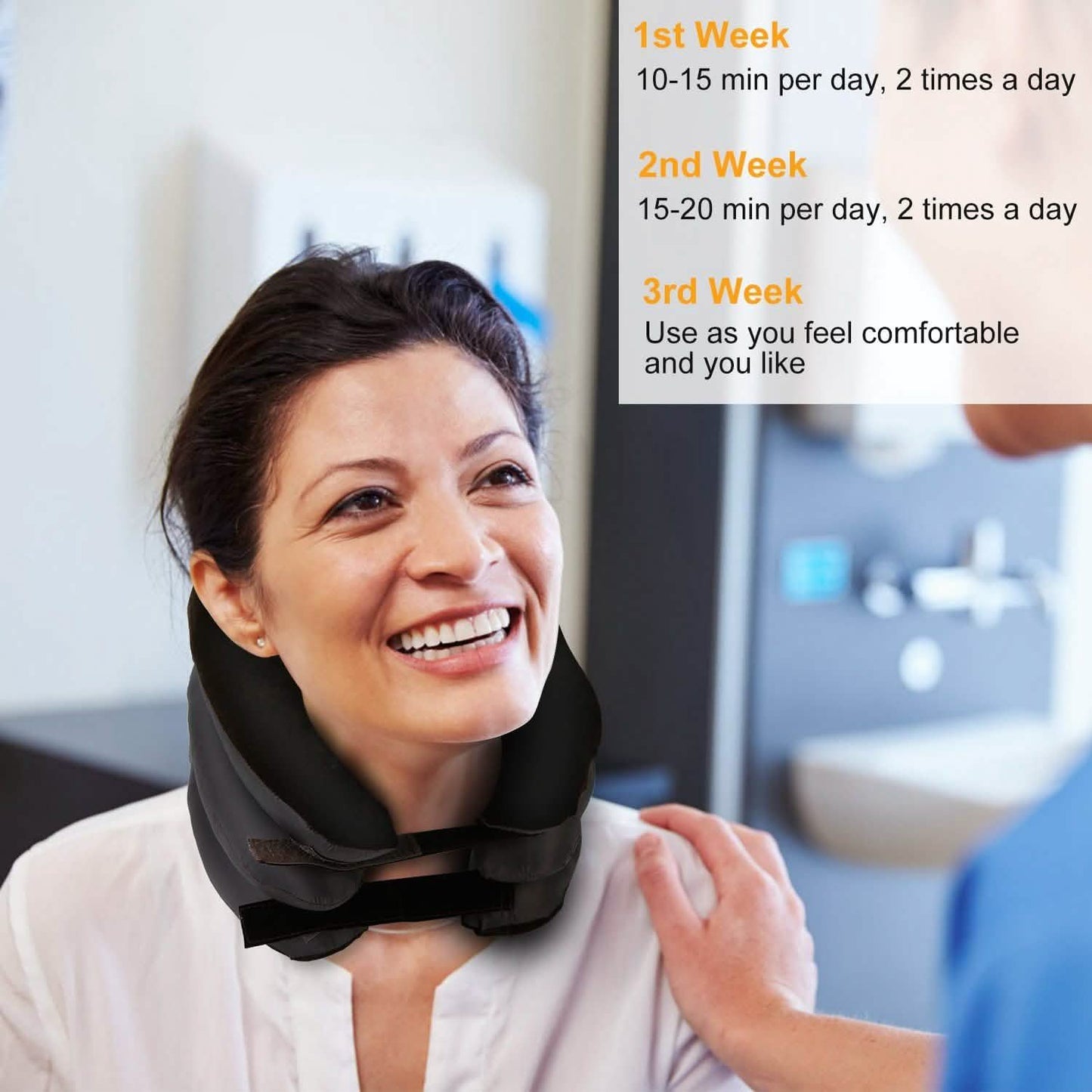 Inflatable Cervical Neck Traction Pillow DailySale