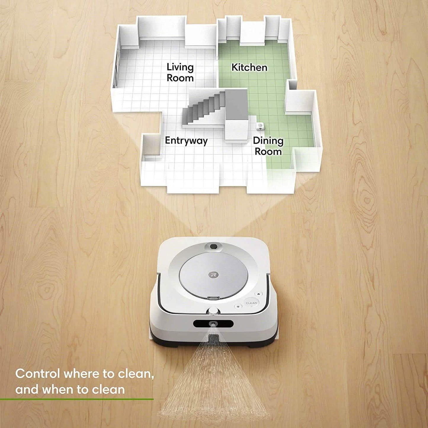 iRobot Braava Jet m6 WiFi Connected Robot Mop M6 (6110) DailySale