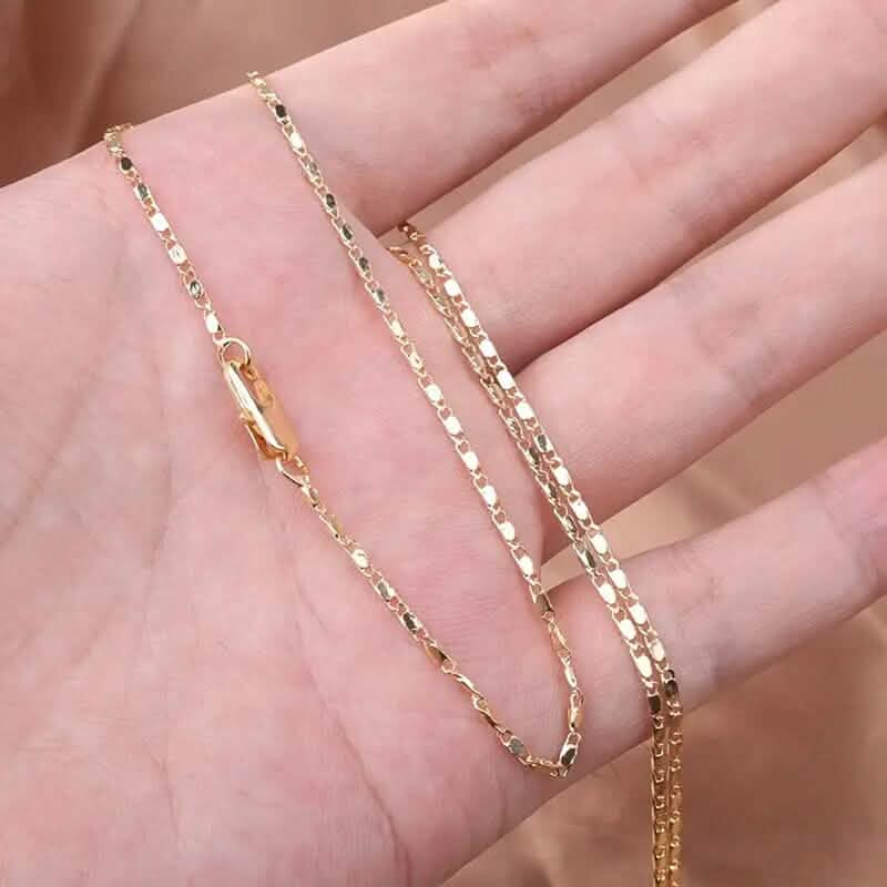 Italian 18K Gold Plated Punk Chain Necklace DailySale