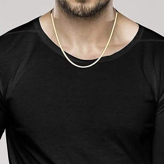 Italian Gold Sterling Silver Herringbone Chain DailySale
