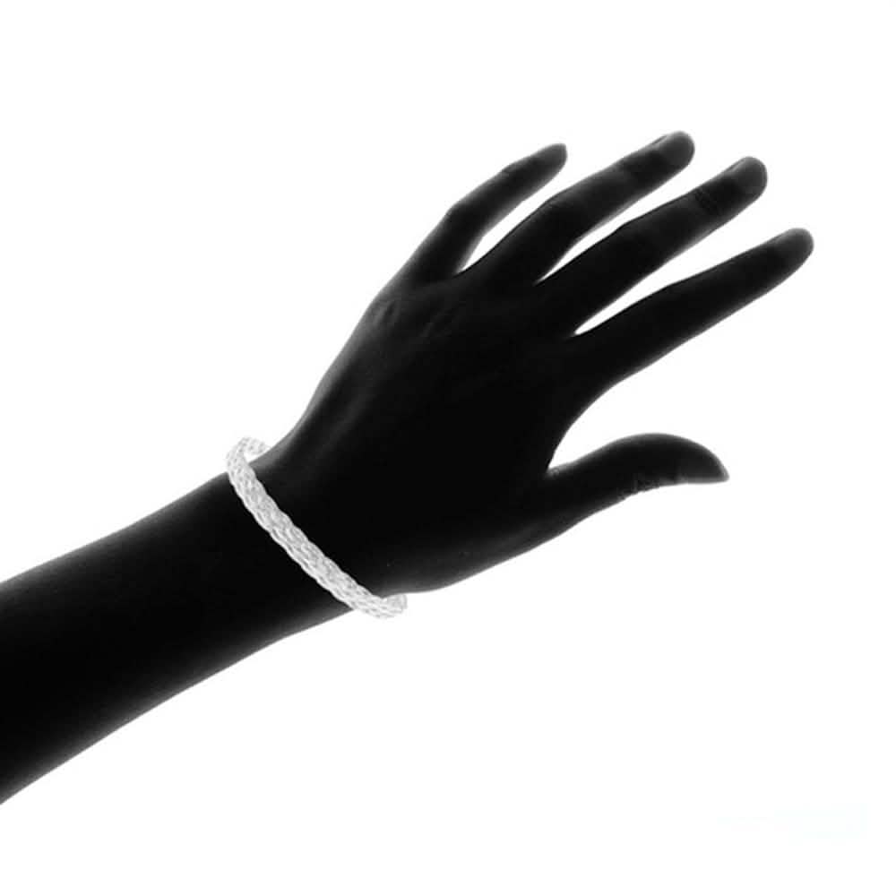 Italian Made Sterling Silver Braided Herringbone Bracelet by Verona DailySale