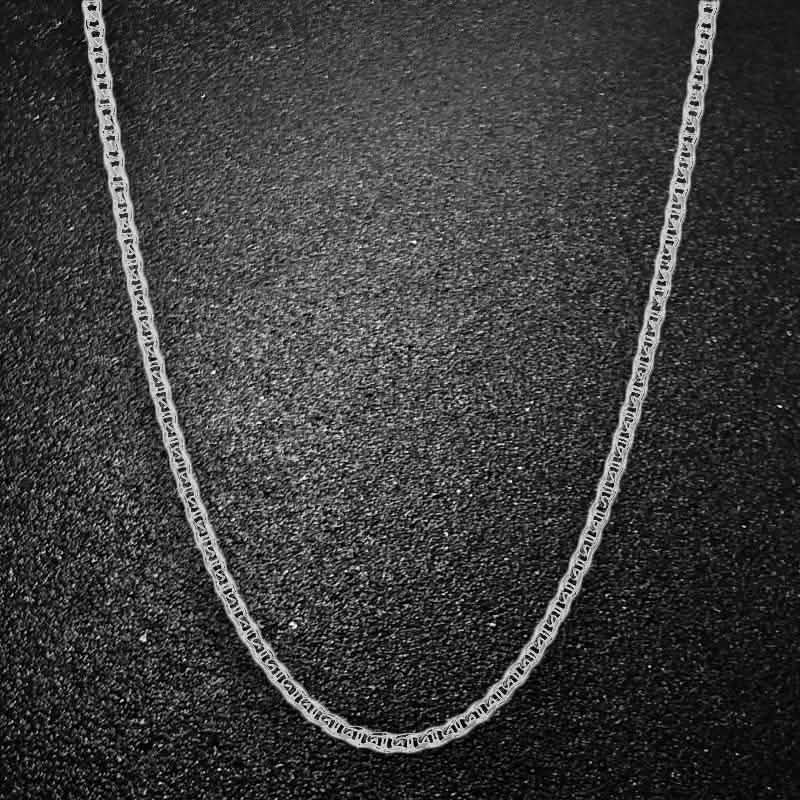 Italian Sterling Silver Mariner Link Chain DailySale
