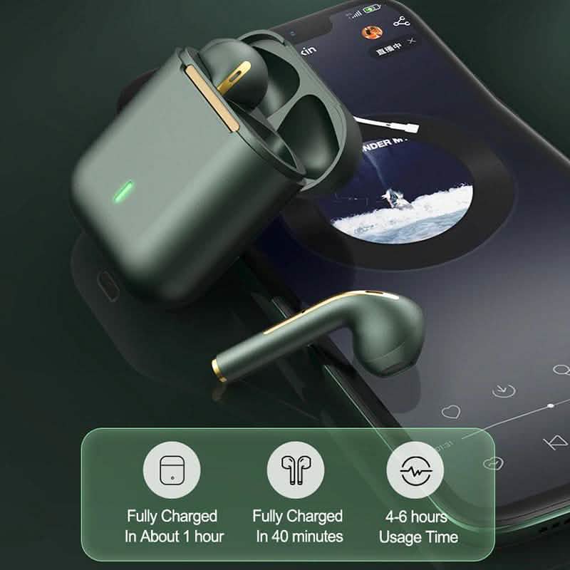 J18 TWS Bluetooth Earphone Stereo True Wireless Headset Earbuds DailySale