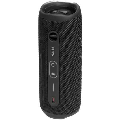 JBL FLIP 6 Waterproof Portable Speaker Bundle with gSport Carbon Fiber Case (Black) (Refurbished)