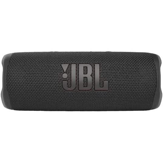 JBL FLIP 6 Waterproof Portable Speaker Bundle with gSport Carbon Fiber Case (Black) (Refurbished) DailySale