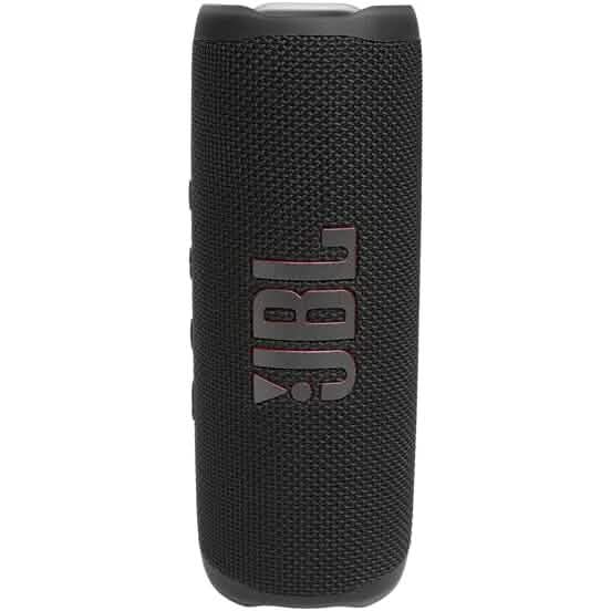JBL FLIP 6 Waterproof Portable Speaker Bundle with gSport Carbon Fiber Case (Black) (Refurbished) DailySale