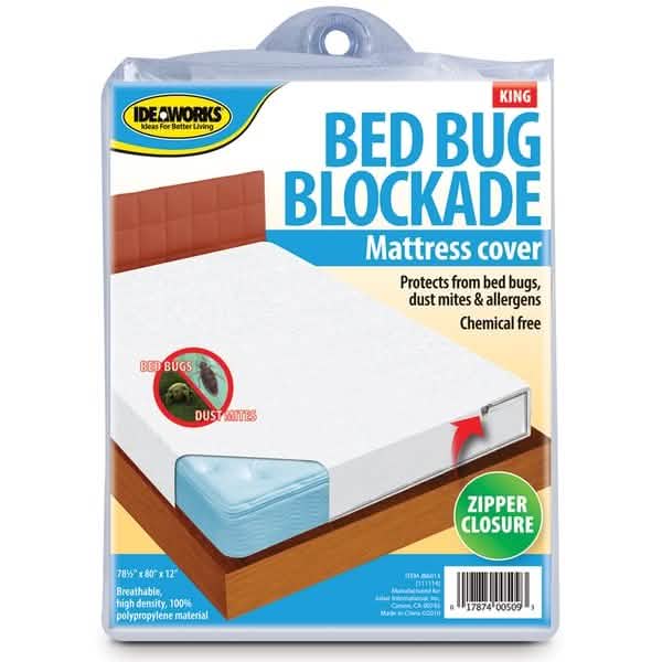 Ideaworks Bed Bug Blockade Mattress Protector - Size: King DailySale