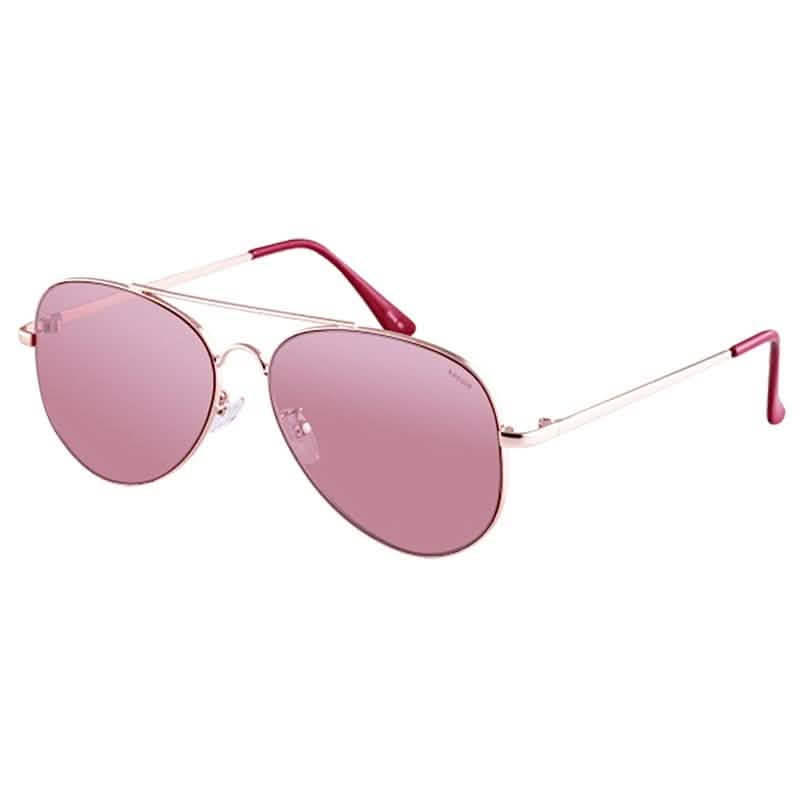 Kensie Carissa Women's Shiny Metal Aviator Sunglasses DailySale