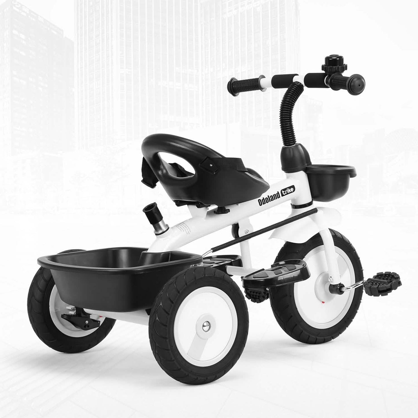 Kid Tricycle Stroller With Retractable Push Handle DailySale