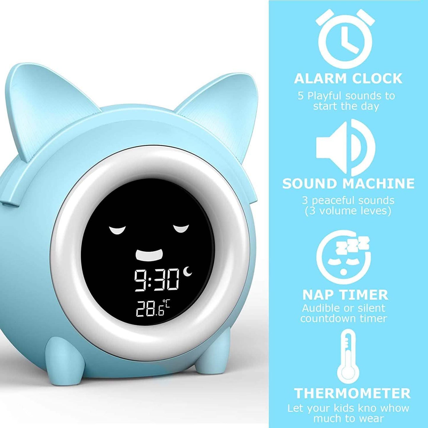 Kids Digital Alarm Clock with Night Light DailySale