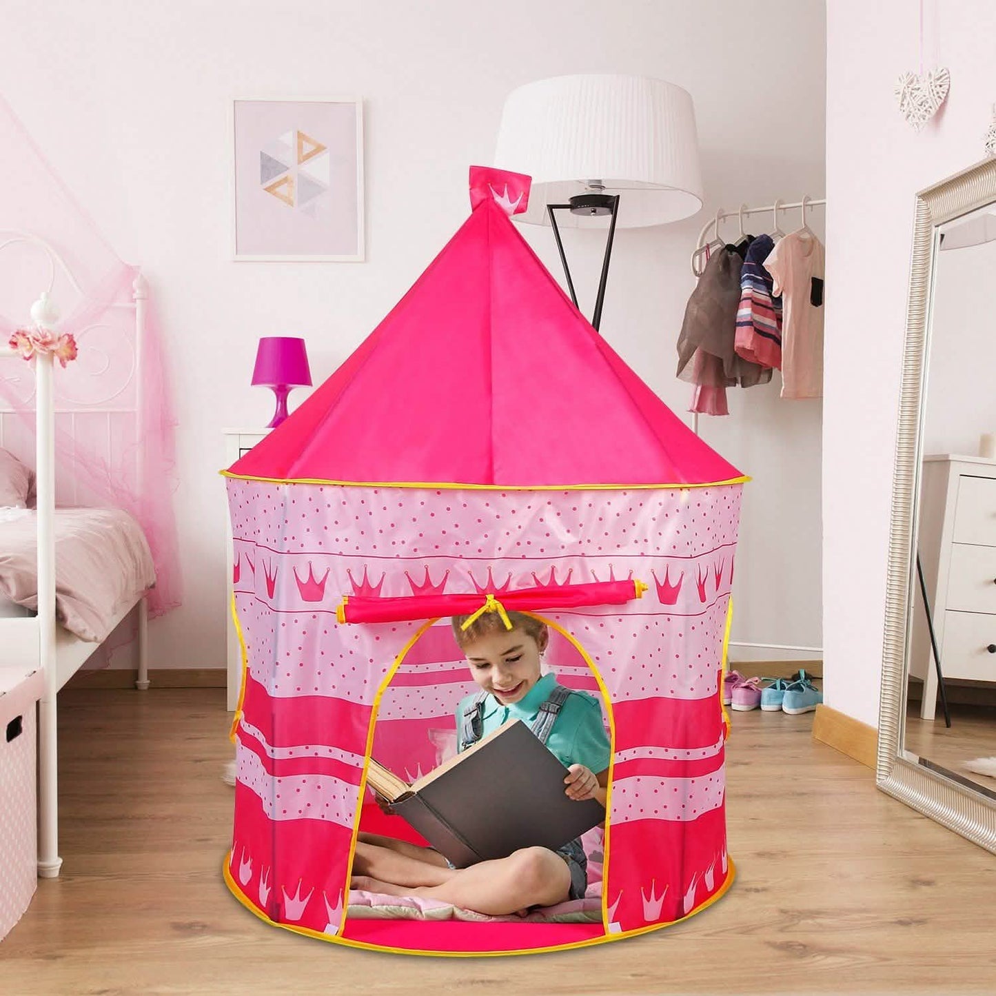 Kids Foldable Pop Up Play Tent DailySale