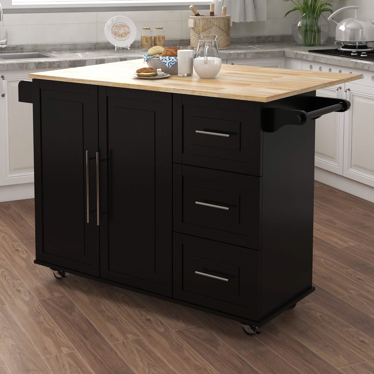 Kitchen Carts on Wheels DailySale