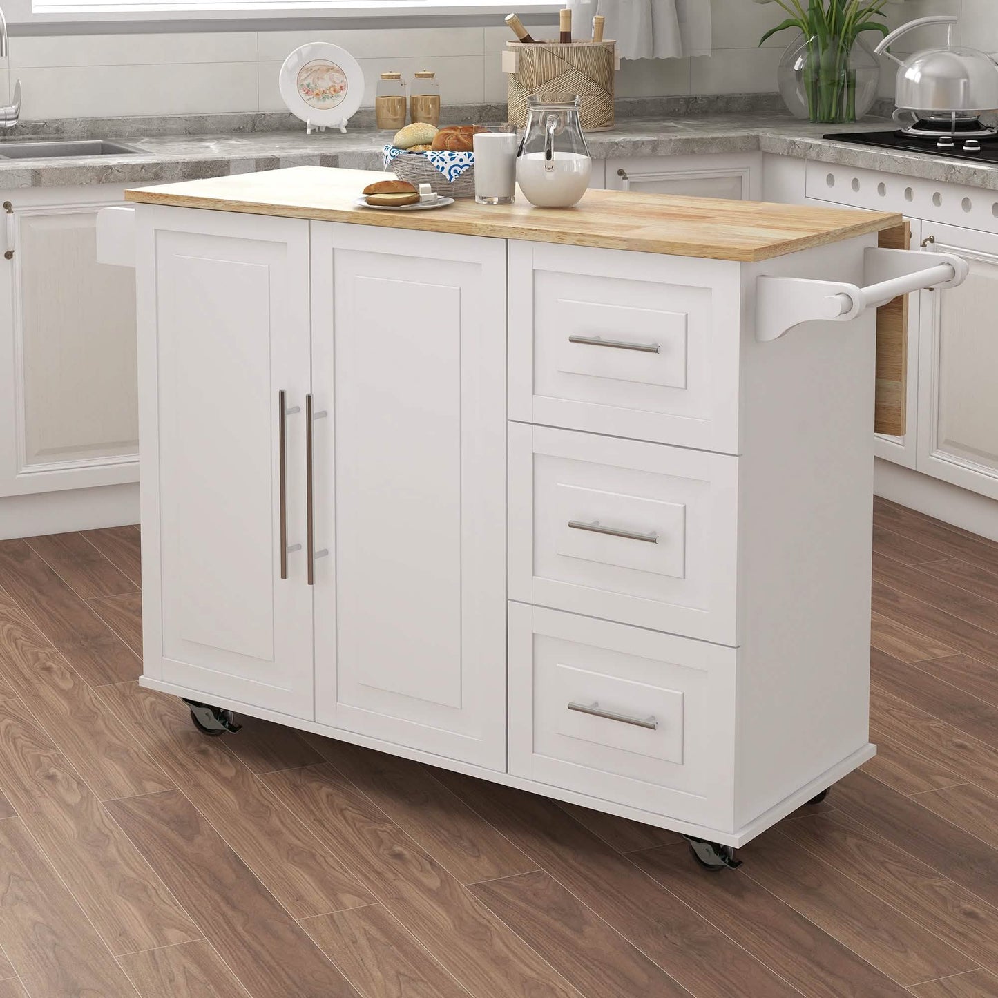 Kitchen Carts on Wheels DailySale