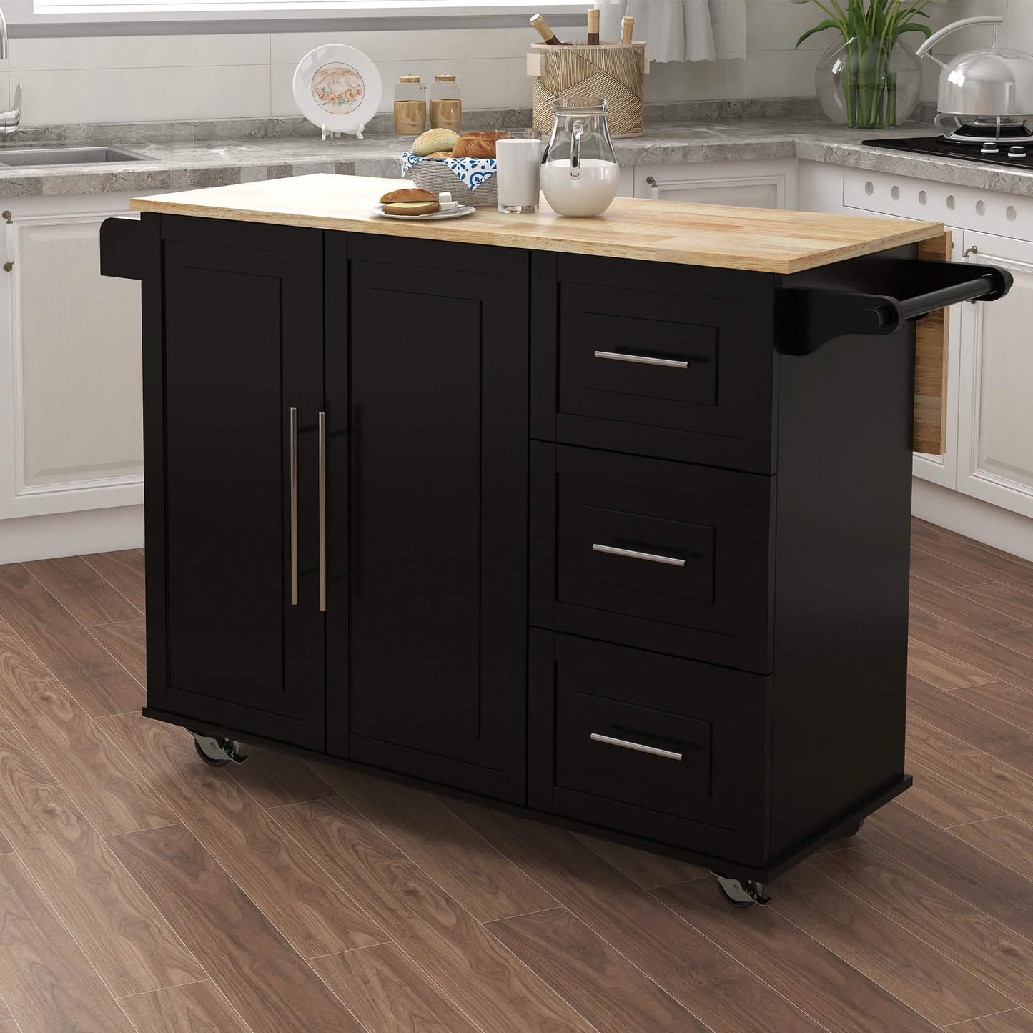 Kitchen Carts on Wheels DailySale