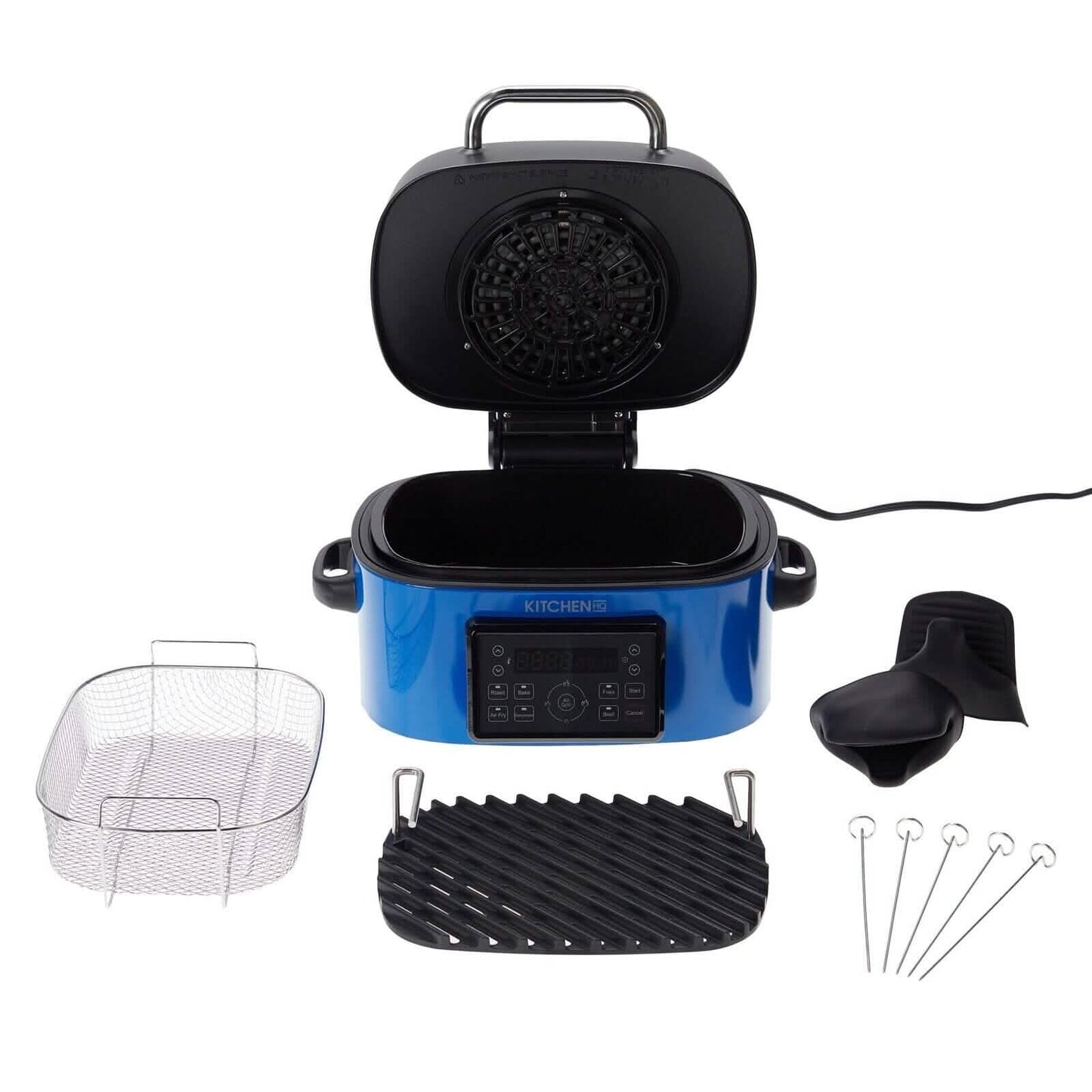 Kitchen HQ 7-in-1 Air Fryer Grill with Accessories (Refurbished) DailySale