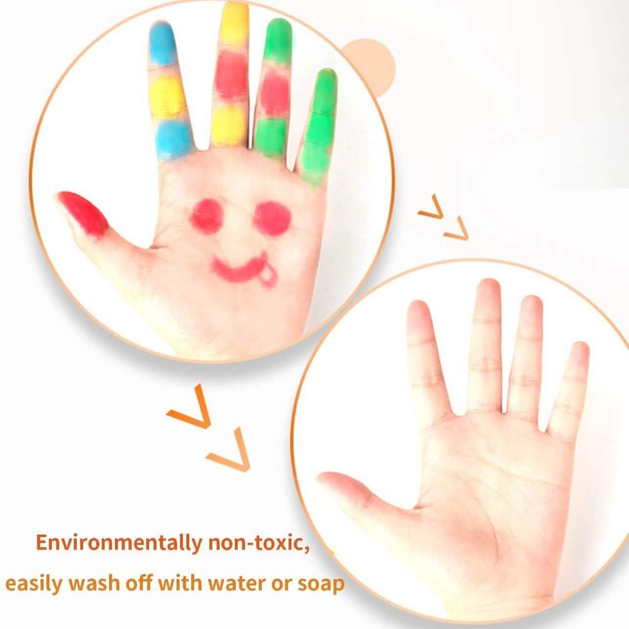 Lasten 12 Colors Face Paint Crayons DailySale
