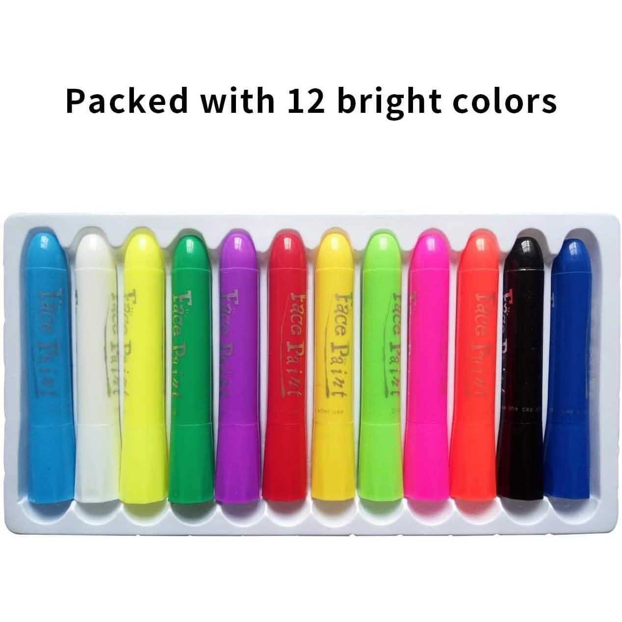 Lasten 12 Colors Face Paint Crayons DailySale