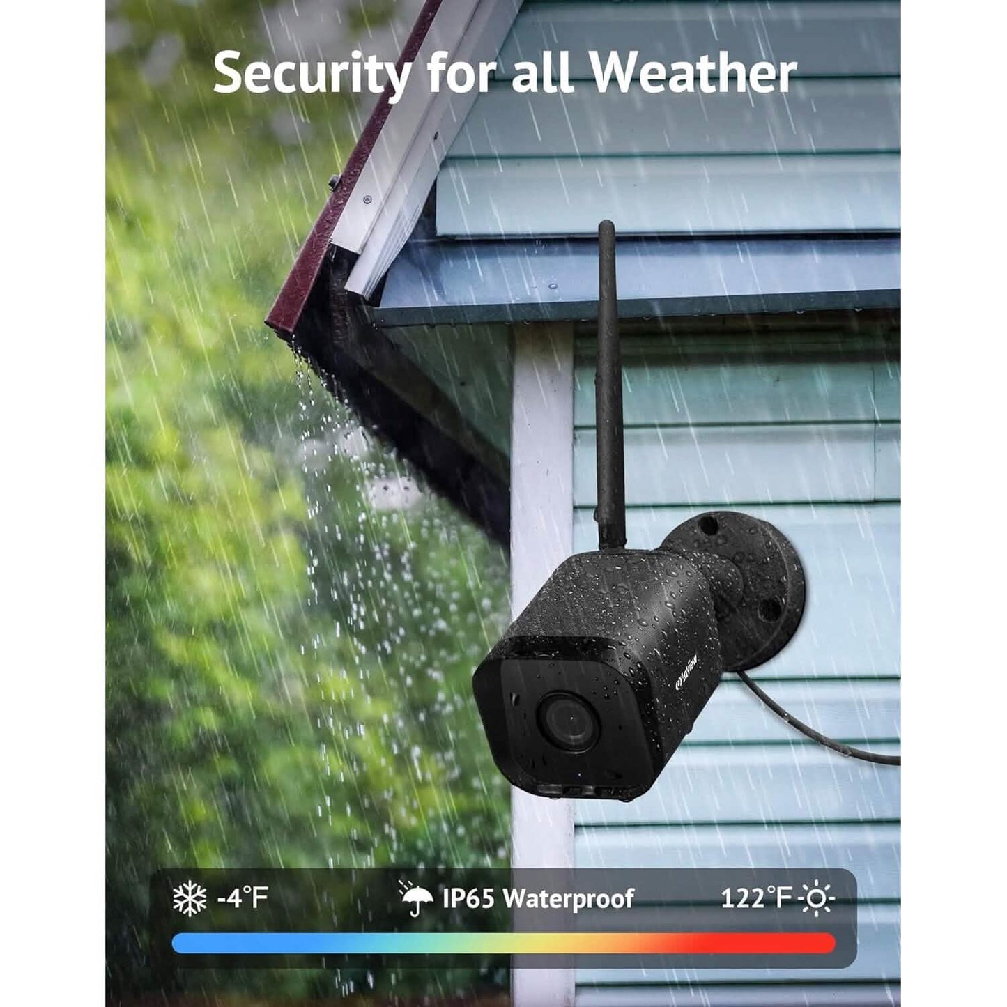 LaView Security Camera Outdoor 1080P HD Wi-Fi Camera (Refurbished) DailySale