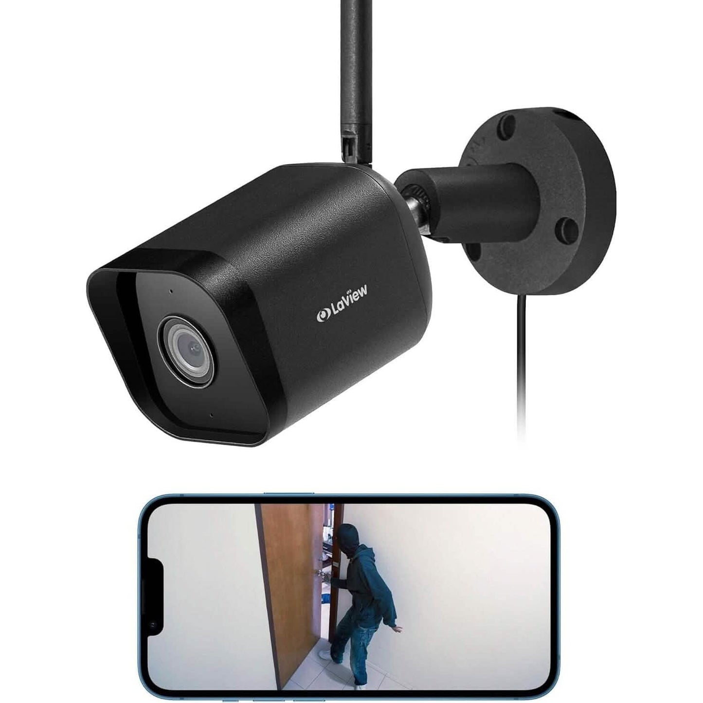 LaView Security Camera Outdoor 1080P HD Wi-Fi Camera (Refurbished) DailySale