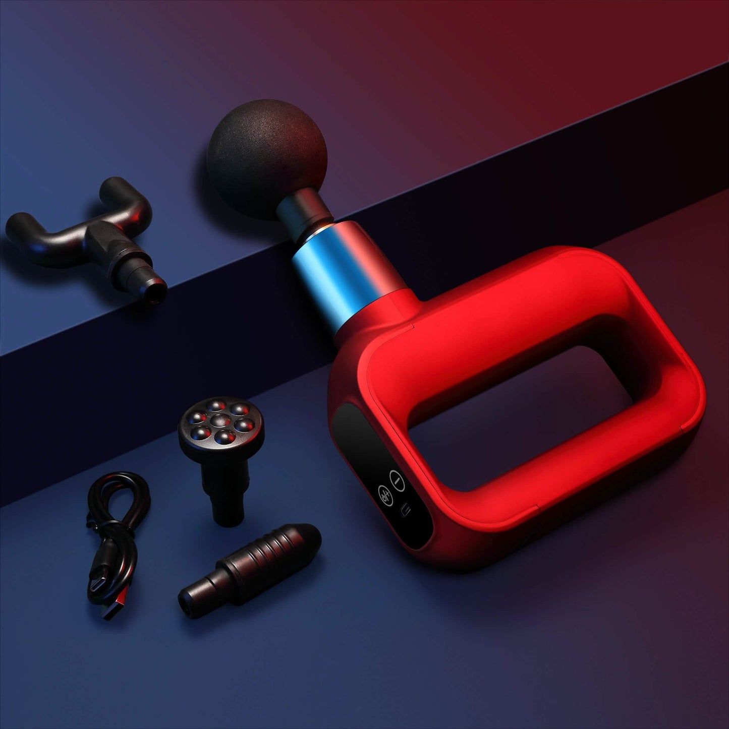 LAX Deluxe Handheld Deep Tissue Percussion Muscle Massager for Fitness DailySale