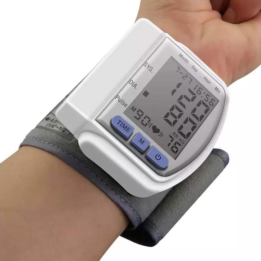 LCD Digital Automatic Wrist Cuff Blood Pressure Monitor DailySale