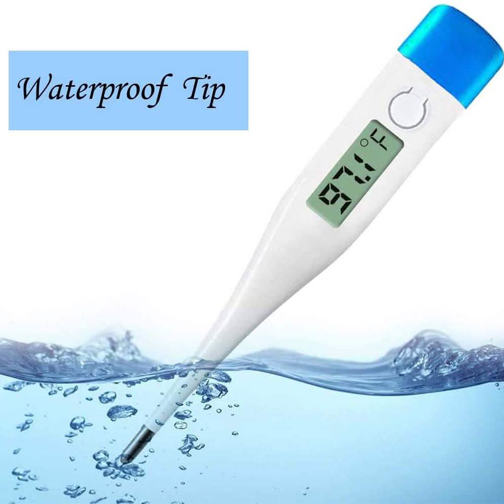 LCD Digital Thermometer Fahrenheit °F High Precision Waterproof Thermometer DailySale