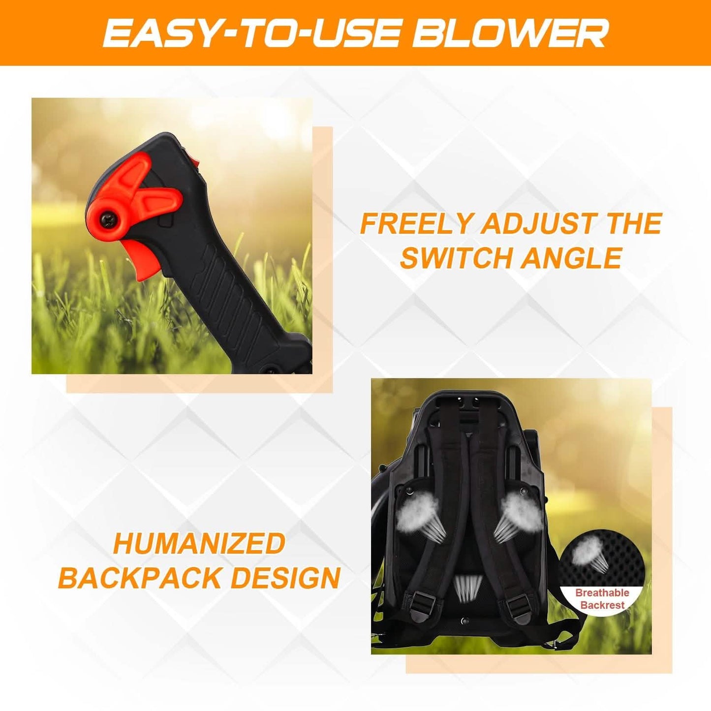 Leaf Blower Gas Powered Backpack DailySale