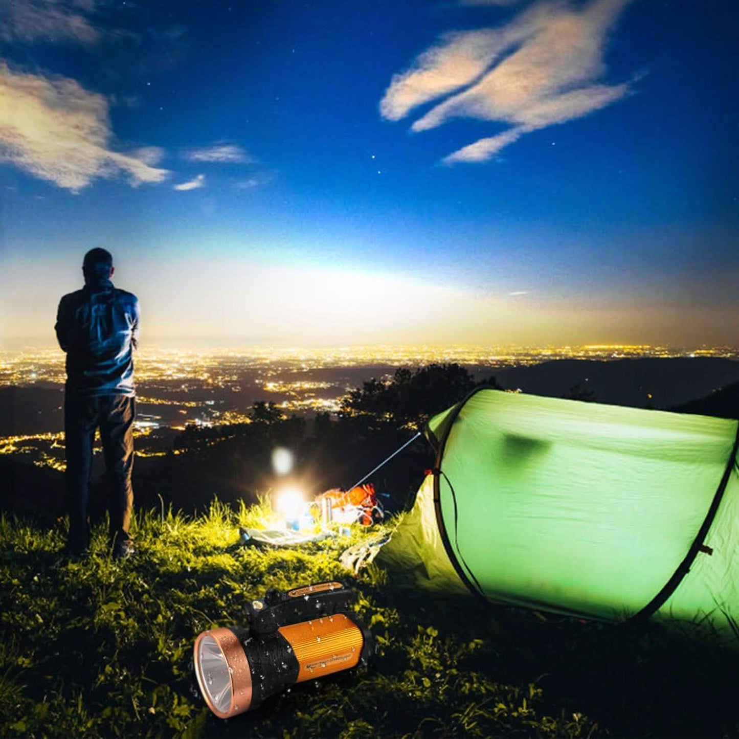 LED Flashlights IPX6 Waterproof Handheld Night Lights DailySale
