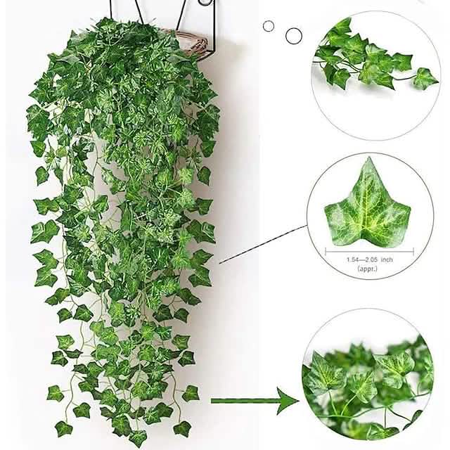 LED Solar Ivy Leaf String Light DailySale