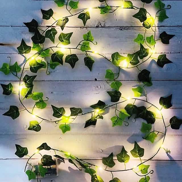 LED Solar Ivy Leaf String Light DailySale