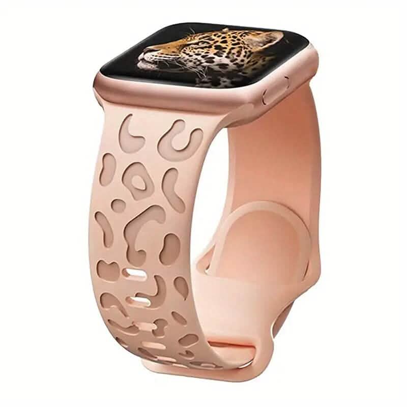 Leopard Engraved Replacement Band Compatible with iWatch DailySale