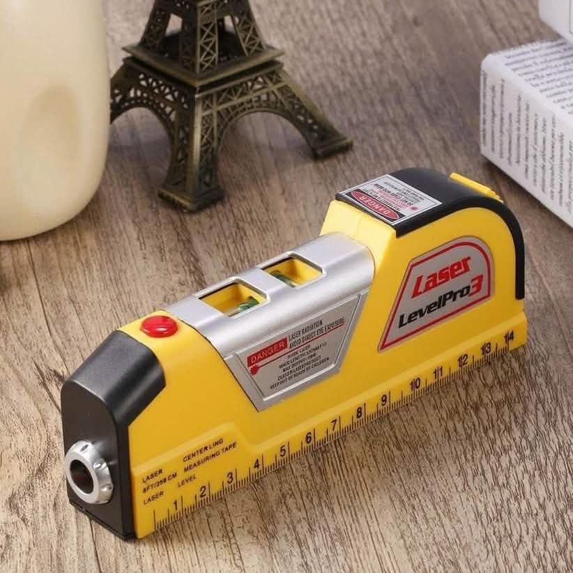 Level Measuring Horizontal Laser Line 8FT Measuring Tape DailySale