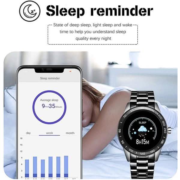 LIGE Steel Band Smart Watch DailySale