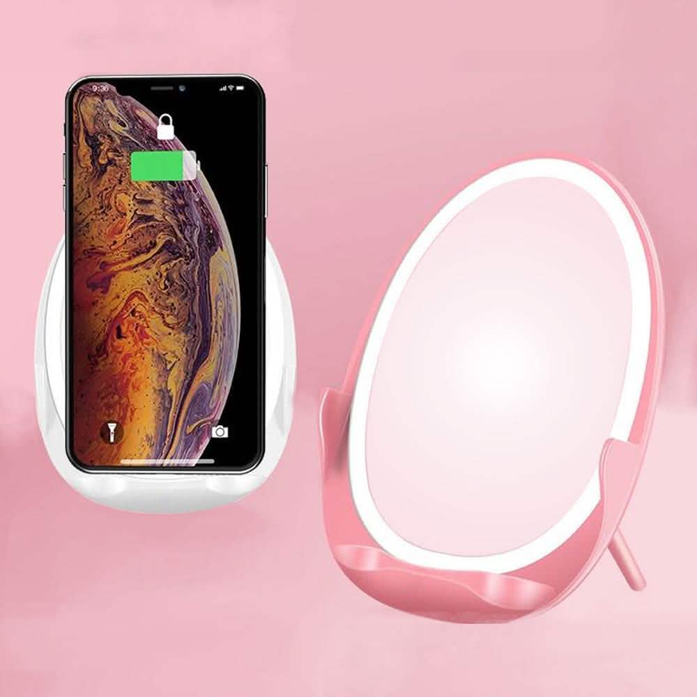 Light-Up LED Wireless Qi Charging Mirror DailySale